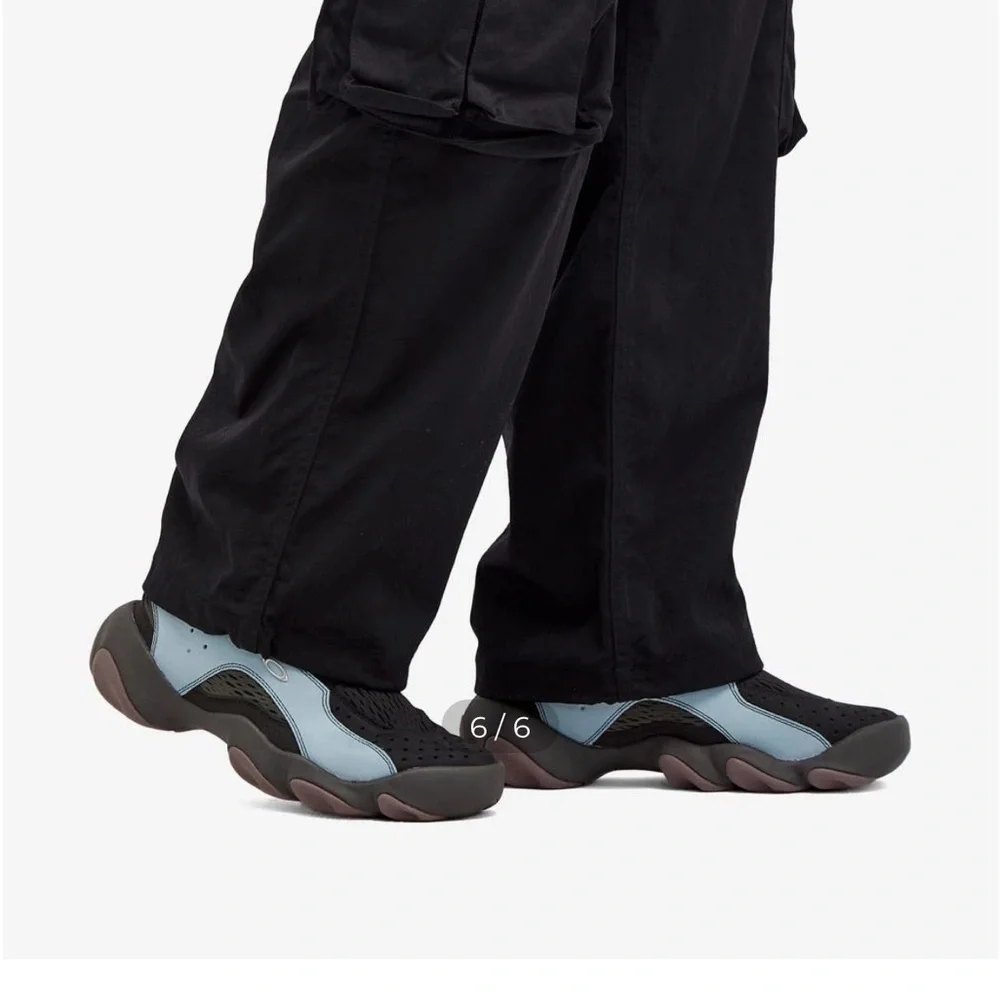Oakley‎ Factory Team Ostrich Flesh Sandal Stone Blue/Black 10 New in Box